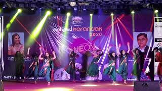 Sinhgad karandak 2020 Dance night  Aaicha Gondhal [upl. by Nnyluqcaj]