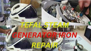 TEFAL STEAM GENERATOR IRON REPAIR AND CLEAN [upl. by Hurlow498]