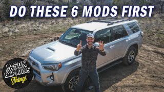 Start Here Toyota 4Runner Top Six ModsAccessories To Do First [upl. by Tertia]