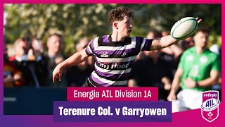 Terenure Col v Garryowen  EnergiaAIL Highlights Mens Div 1A Rd 7 [upl. by Zebe932]