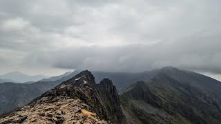 How to traverse CRIB GOCH A first hand view of the most DANGEROUS route up MOUNT SNOWDON [upl. by Elodie8]