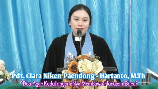 RENUNGAN KHOTBAH IBADAH HARI MINGGU MAZMUR 72  1  11 GMIM MARANATHA SARONGSONG 1 [upl. by Luoar]