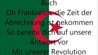 Nationalhymne von Algerien deutsche Übersetzung [upl. by Idurt646]