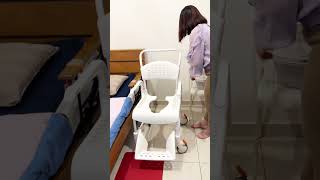 🌟 iElder Product Tutorial How to Attach a Pan and Lid to the Etac Clean Commode Shower Chair 🌟 [upl. by Ettenrahc664]