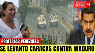 CARACAS SE LEVANTO CONTRA NICOLAS MADURO 🔴EXIGEN CAPTURA DE MADURO  MARIA CORINA LLAMA AL PUEBLO [upl. by Odelet418]