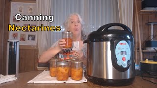 Canning Nectarines in the Nesco Carey Canner  Ball Canning Recipe [upl. by Phillipe]