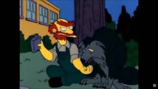 Groundskeeper Willie vs Wolf [upl. by Winfield]