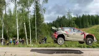 Lappi Jump SS13 Ouninpohja WRC Rally Finland 2024 [upl. by Am]