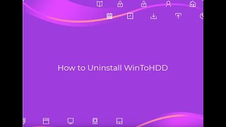 How to uninstall WinToHDD from Windows completely [upl. by Breena]