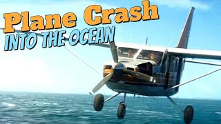 Plane Crashes into the ocean after Pilot dies [upl. by Laniger]