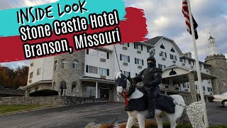 A LOOK INSIDE The Rooms of the Stone Castle Hotel amp Conference Center  Branson Missouri [upl. by Eecart305]