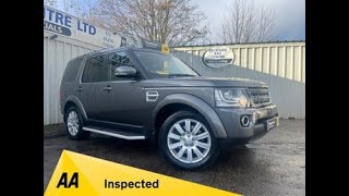 Land Rover Discovery 4 30 SDV6 5 Door Diesel Auto 256 BHP Grey 2015 [upl. by Eelrebma]