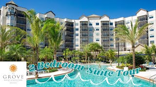 GROVE RESORT amp WATER PARK  2 Bedroom Suite Tour [upl. by Lathrope]