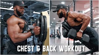 The Perfect CHEST AND BACK workout for MASS  Beginners amp Advanced [upl. by Gerhan]