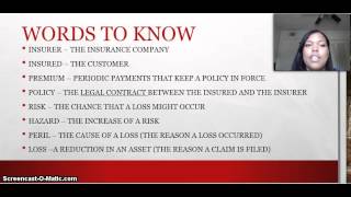 Part 1  Introduction to Insurance Test [upl. by Jeniffer]