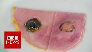 Button batteries pose deadly risk to toddlers  BBC News [upl. by Kealey99]