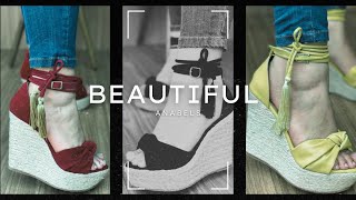 Anabela Platform Sandal ELEGANCE AND COMFORT [upl. by Akcemat]