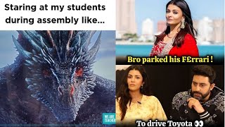 😂Funny School Relatable Memes 😂🤣Students Memes🤣😜 Hilarious Memes😜😁Memes Compilation😁 68678 [upl. by Lougheed726]