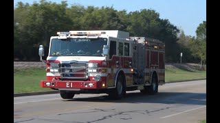 Engine 1 Responding Denton Fire Department [upl. by Vada]