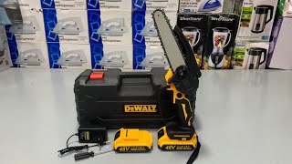 Dewalt 48 v chainsaw unboxing products chainsaw chainsawman dewalt [upl. by Allrud]