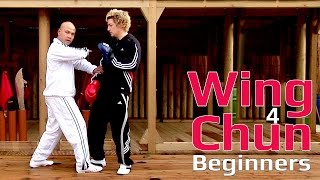 Wing Chun for beginners lesson 28 combo blocking straight punch and counter with a stomp kick [upl. by Mya482]