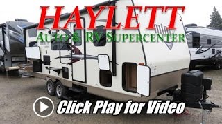 Sold HaylettRVcom  2017 Rockwood Mini Lite 2509S Murphy Bed Outside Kitchen Bunkhouse Ultralite [upl. by Salokin]