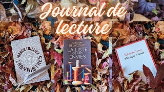 📚 VLOG Lecture du 3 au 8 Novembre 2024 [upl. by Ephraim]