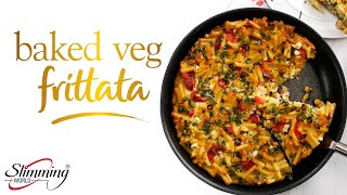 Slimming World Synfree baked veg frittata recipe  FREE [upl. by Merralee]