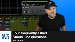 4 Most Frequently Asked Questions for Studio One  PreSonus [upl. by Lacym]