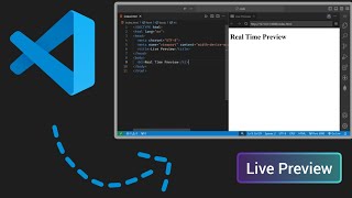 How to View Live Preview Side by Side in VS Code  Visual Studio Code Tutorial [upl. by Ahsataj373]