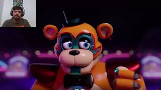 Reacting to Stupendium A PIZZA THE ACTION  Five Nights at Freddys Security Breach Song [upl. by Elyrrad]