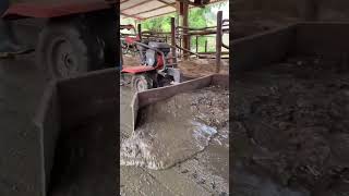 manure removal fermer farming agro agriculture harwesting cow livestock farm [upl. by Isidor]