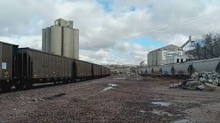 BNSF 6036 Empty Coal Train W in Louisville NE 11924 [upl. by Avir]