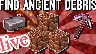 Finding the ancient debris Minecraft dreams SMP shikherGaming live [upl. by Fulviah]