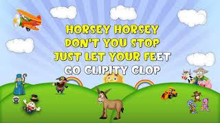 Horsey Horsey Sing 2 Me Nursery Rhyme Sing A Long [upl. by Kara]