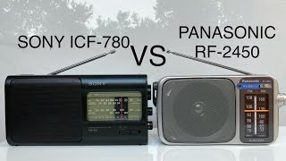 PANASONIC RF2450 VS SONY ICF780 [upl. by Dania720]