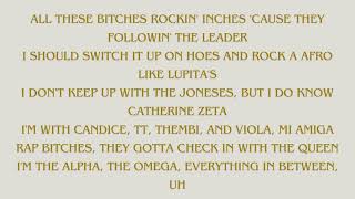 Plain Jane  Nicki Minaj Verse Lyrics [upl. by Hillhouse994]