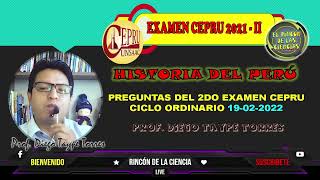 📢SEGUNDO EXAMEN CEPRU 2022👨‍🏫 [upl. by Finnegan425]