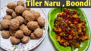 Tiler Naru amp Boondi Recipe  Tiler Naru Recipe  Easy Homemade Boondi Recipe [upl. by Refinne]