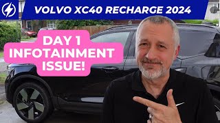 Volvo XC40 Recharge infotainment issue on day one and how it was fixed [upl. by Waldron]