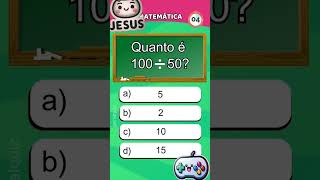 Teste matemática quiz gostoucurtecomentecompartilhameseguem quiztime avidadaminhacidade [upl. by Sarette104]