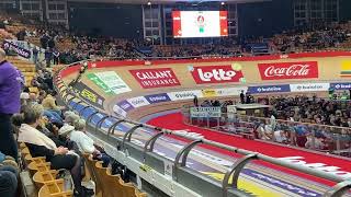 Nolan Huysmans amp Thibaut Bernard  New Track Record 500m U23 Zesdaagse Gent [upl. by Sarchet318]