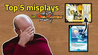 Top 5 misplays Ive made in Duel Masters IDC [upl. by Nuawed]