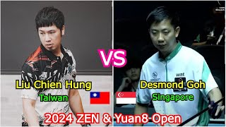 Liu Chien Hung VS Desmond Goh  2024 ZEN amp Yuan8 Open [upl. by Frohne217]