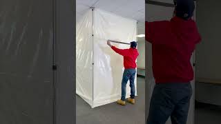 ZIPWALL® Dust Barrier Poles for Dust Barrier in Minutes [upl. by Dar]