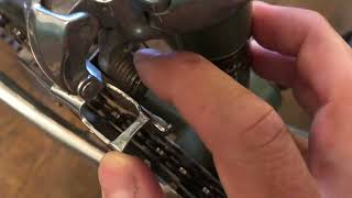 Shimano Tiagra front derailleur spring lost tension Did a tab break [upl. by Margi]