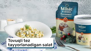 Tovuqli tez tayyorlanadigan salat [upl. by Otiragram]