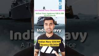 Indian Navy Agniveer SSRMR New Vacancy 2024  Indian Navy SSRMR 2024 Form Notification Out [upl. by Sidnak213]