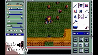 【Play】PC9801 Brandish（ブランディッシュ）16 レトロゲーム [upl. by Lledal]