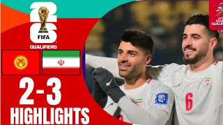 Kyrgyzstan vs Iran 23 Highlights  2026 FIFA World Cup Qualifiers AFC [upl. by Ervin]